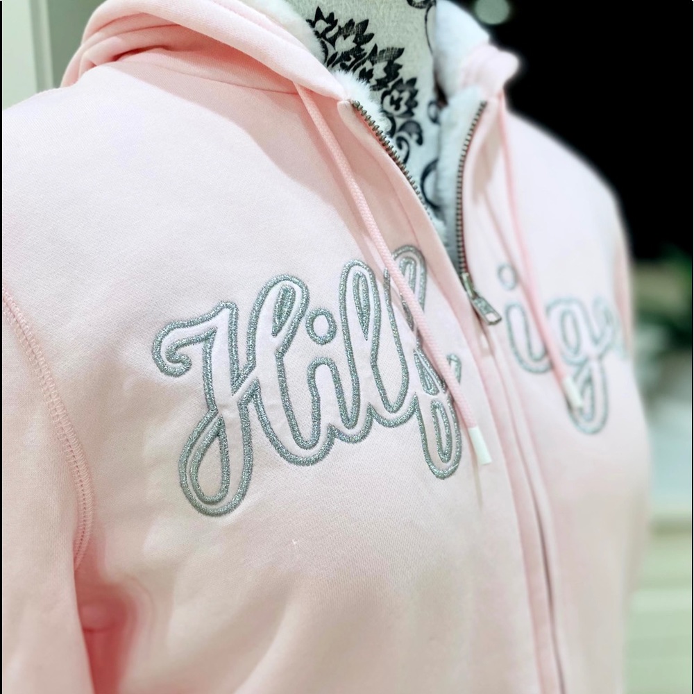 COPY - Tommy Hilfiger Pink Zipper Hoodie - Picture 5 of 6